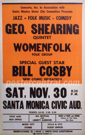 bill cosby concert poster